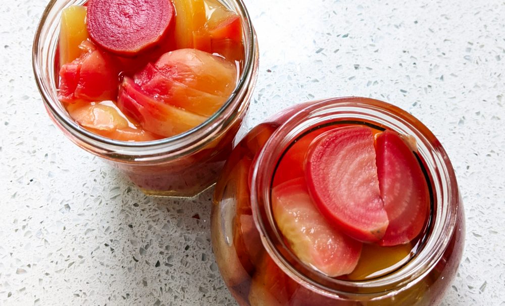 Pickled Candy Beetroots